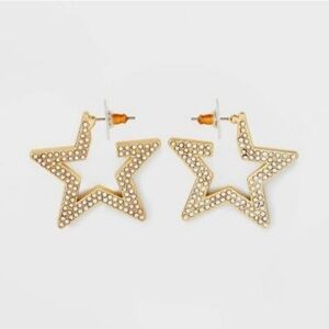 🔹️ Sugarfix🔹️ by BaubleBar "Wish Upon A Star"  Earrings - Gold ✨️⚡️